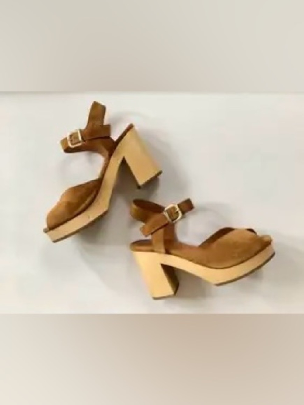 Sezane Fausta Clogs Beige - Size 8 - Picture 2 of 2